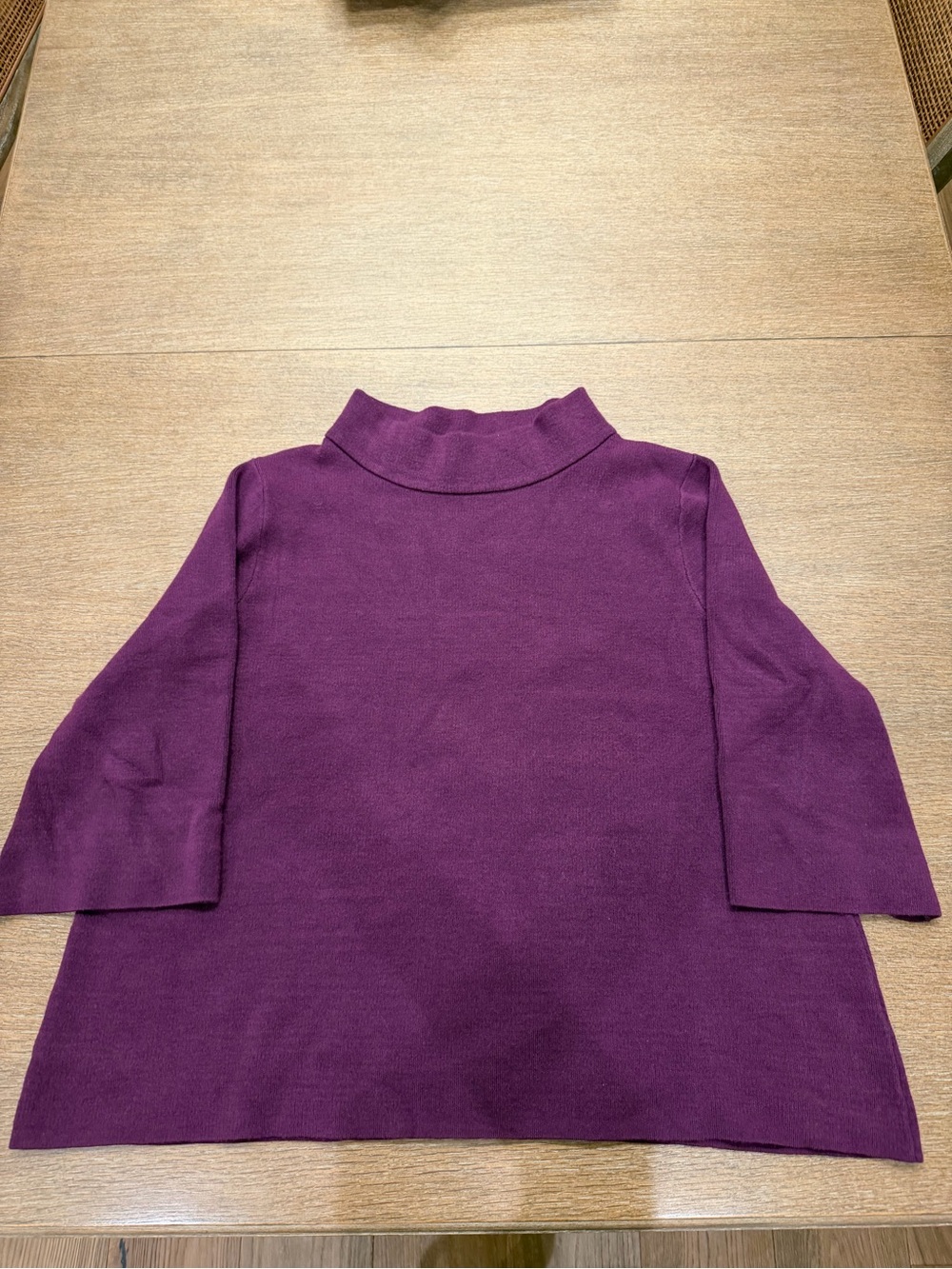Women's Plum Cowl Neck Sweater
